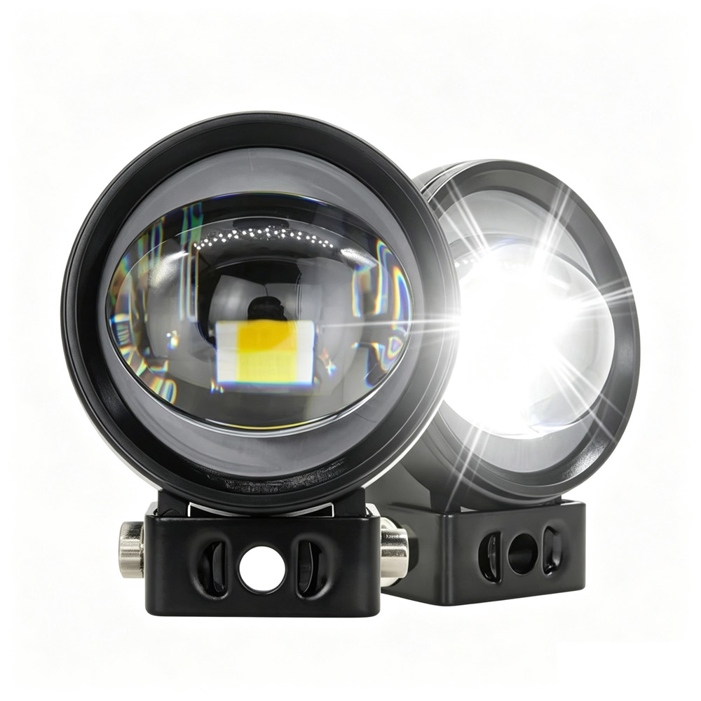 Universal Motorcycle Led Headlight Projector - Projecteur LED pour moto, phares auxiliaires