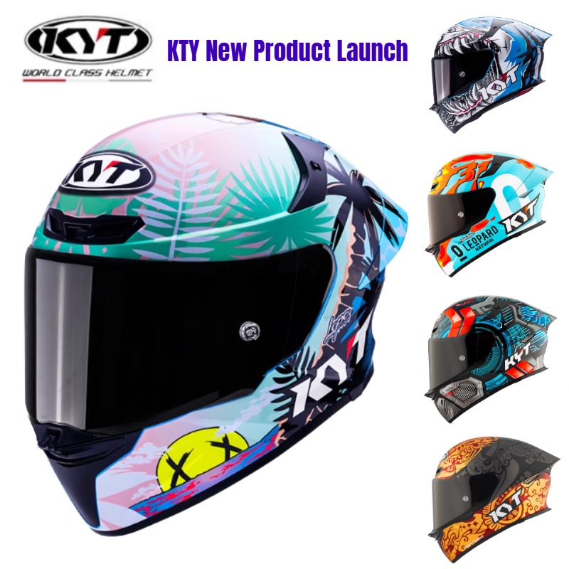 Carbon Fiber Lightweight Motorcycle Helmet - Casque de moto d'origine KYT ST