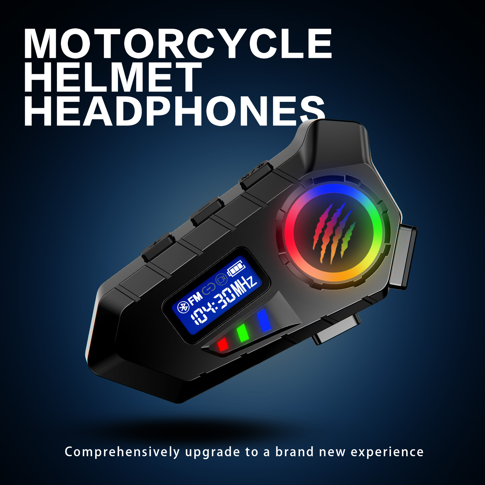 Full Face Motorcycle Helmet With Bluetooth - Y30 casque de moto casque LCD