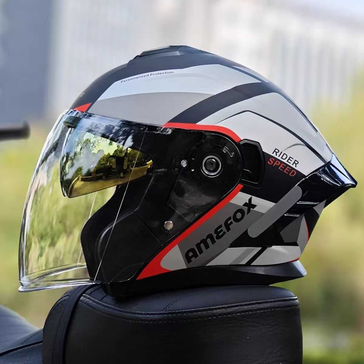 Motorcycle Helmet Inner Sun Visor Lens - Casque Jet 3/4 à Double Visière