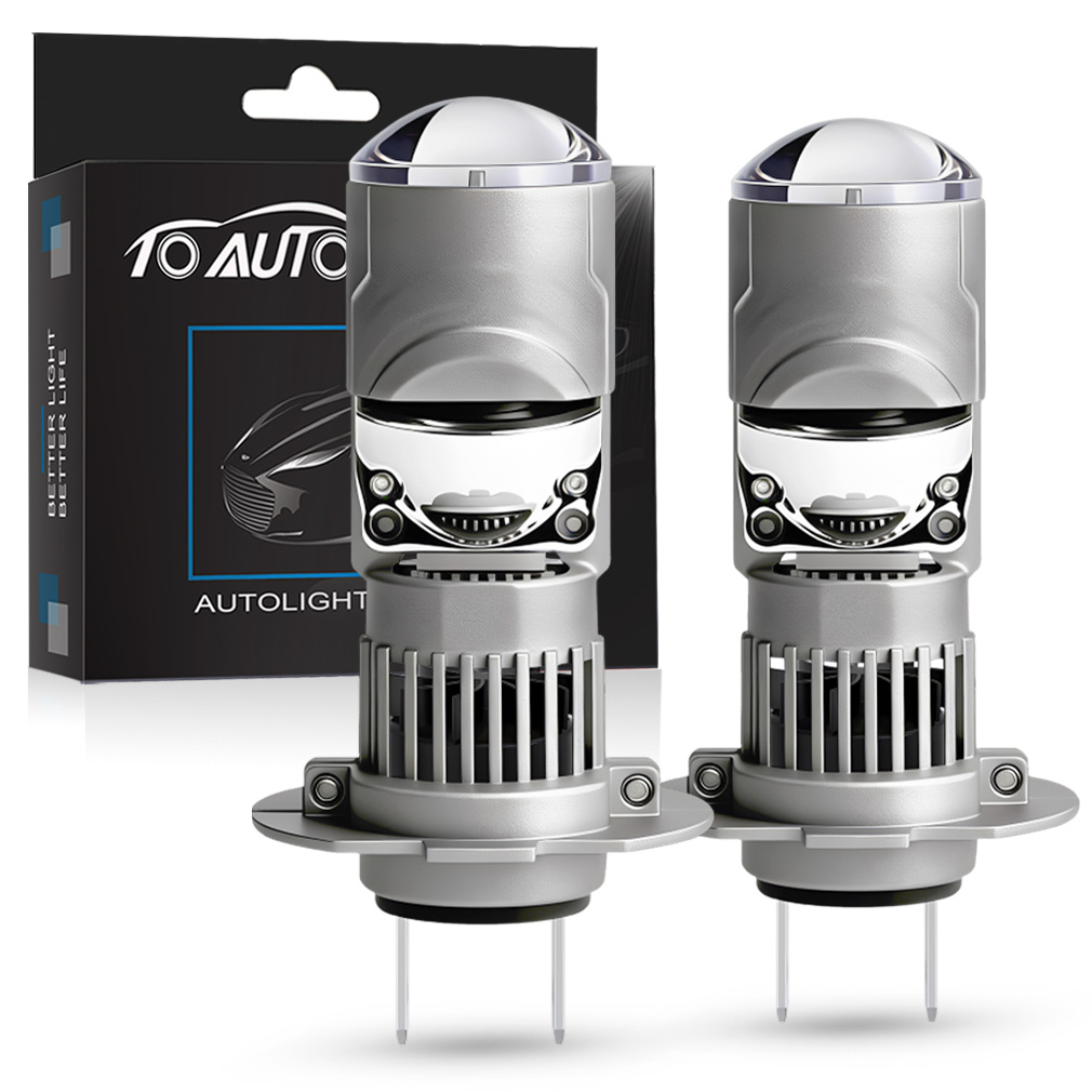 Universal Motorcycle Led Headlight Projector - Projecteur de phare LED H7 Canbus
