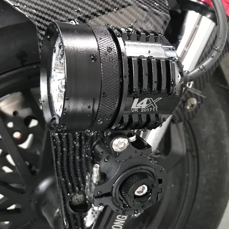 Phare de moto à LED bicolore,  - Universal Motorcycle Led Headlight Projector avis et prix