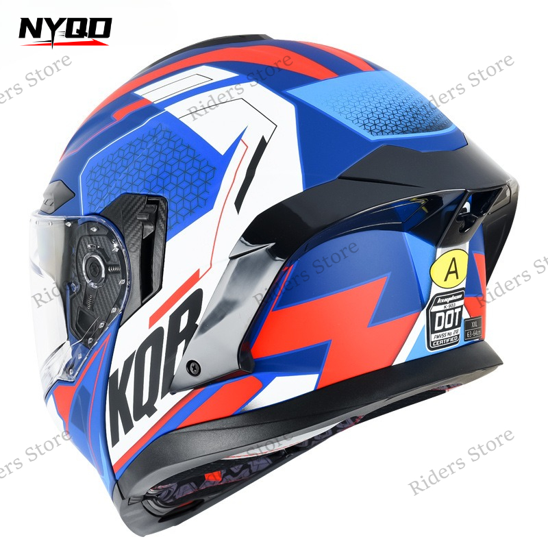 Casque de moto certifié 3C, à  - Full Face Motorcycle Helmet With Bluetooth avis et prix