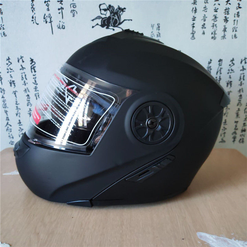 Moto modulaire rabattable avec - Motorcycle Helmet Inner Sun Visor Lens avis et prix