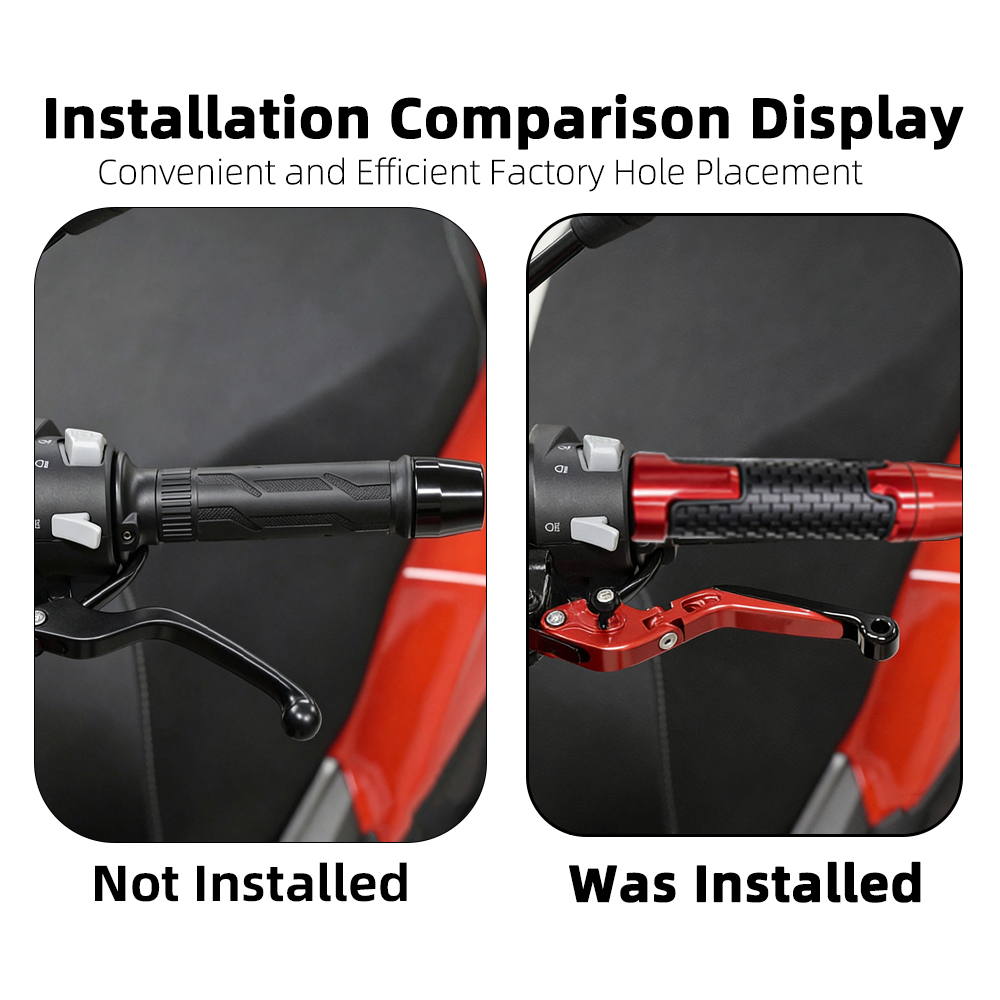 Leviers de frein et d'embrayag - Cnc Aluminum Adjustable Brake Clutch Levers avis et prix