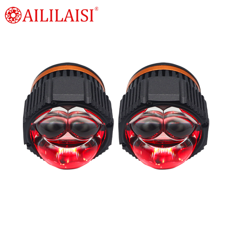 Double objectif Direct double  - Universal Motorcycle Led Headlight Projector avis et prix