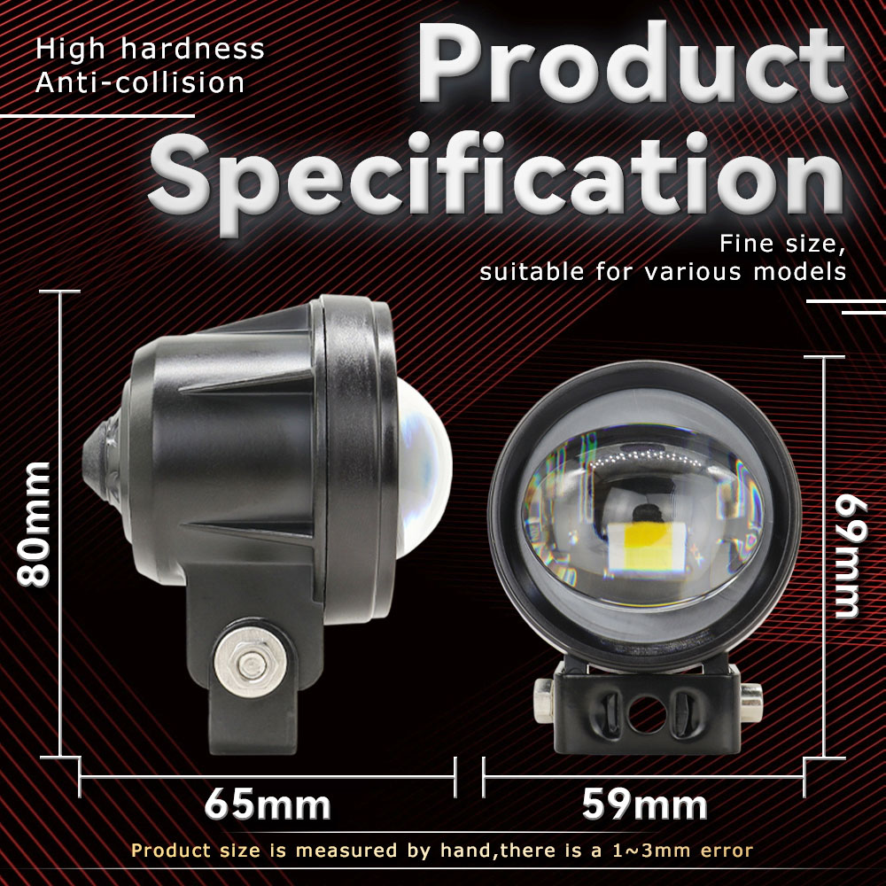 Projecteur LED pour moto, phar - Universal Motorcycle Led Headlight Projector avis et prix