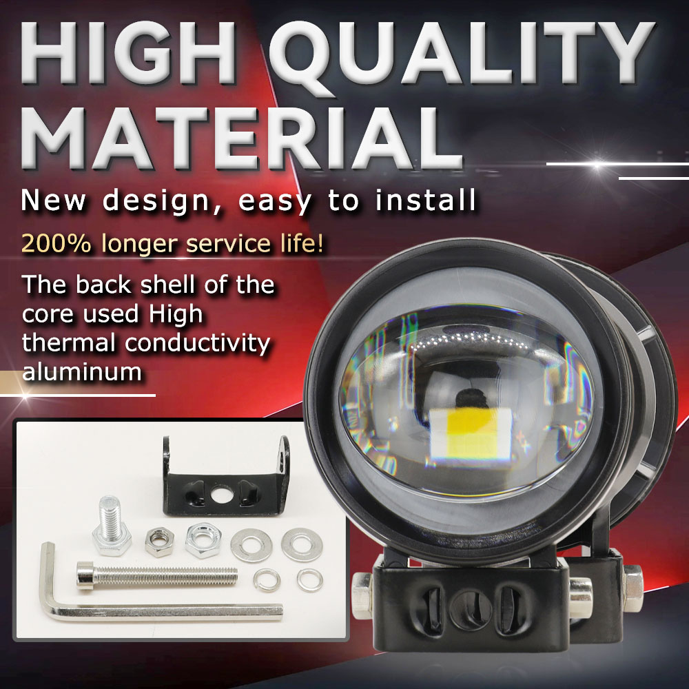 Projecteur LED pour moto, phar - Universal Motorcycle Led Headlight Projector avis et prix