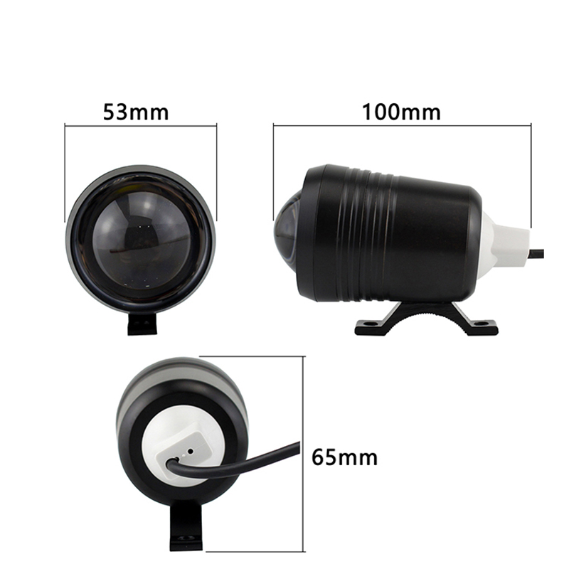 Phare avant LED universel haut - Universal Motorcycle Led Headlight Projector avis et prix