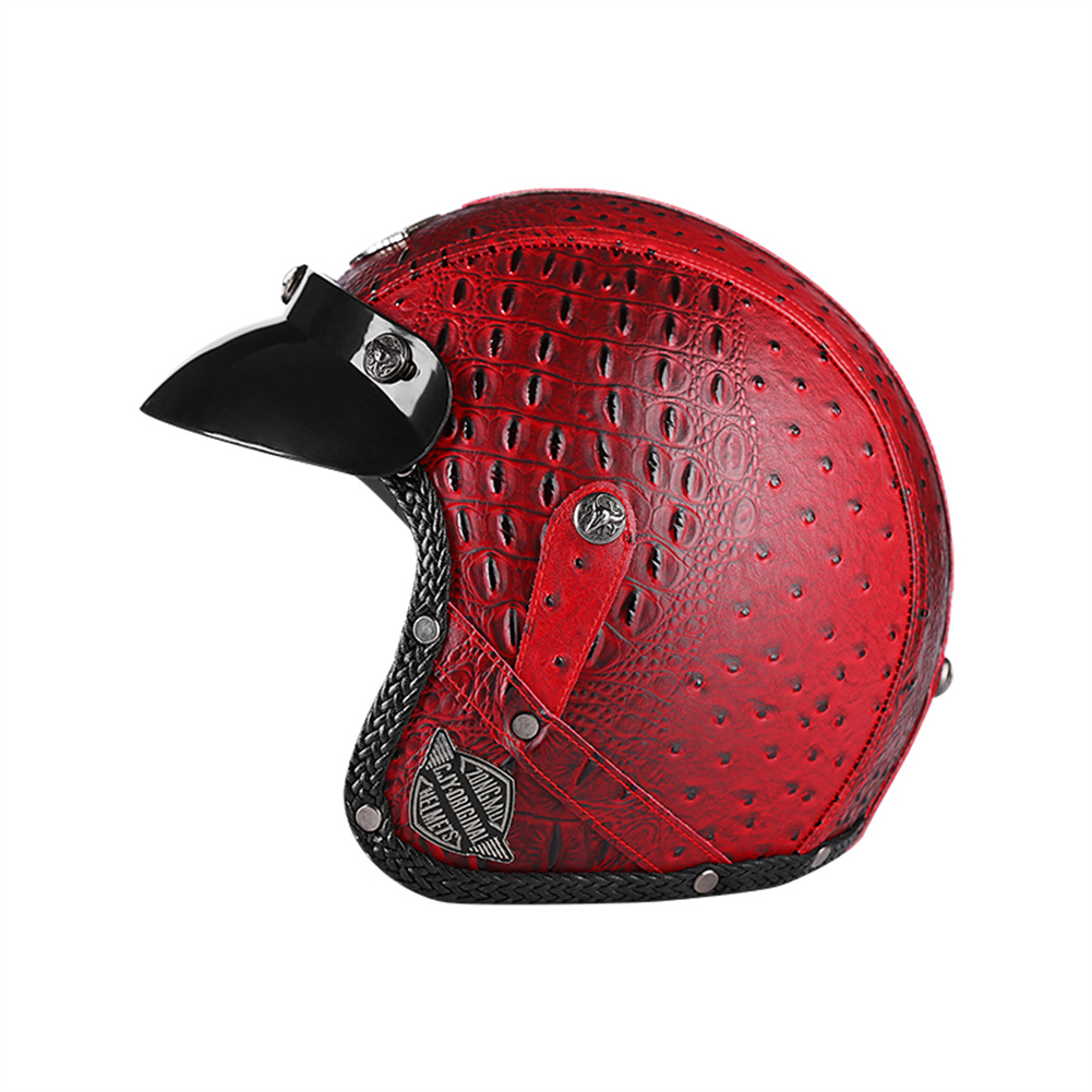 D'expériences de moto rétro à  - Vintage Open Face Retro Helmet avis et prix