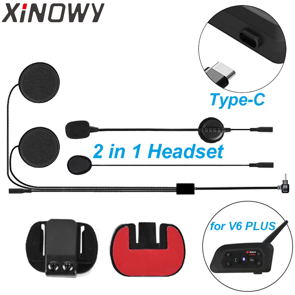 Type-C USB-C pour Xinowy V6 PL - Full Face Motorcycle Helmet With Bluetooth avis et prix