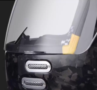 Casque intégral en fibre de ca - Carbon Fiber Lightweight Motorcycle Helmet avis et prix