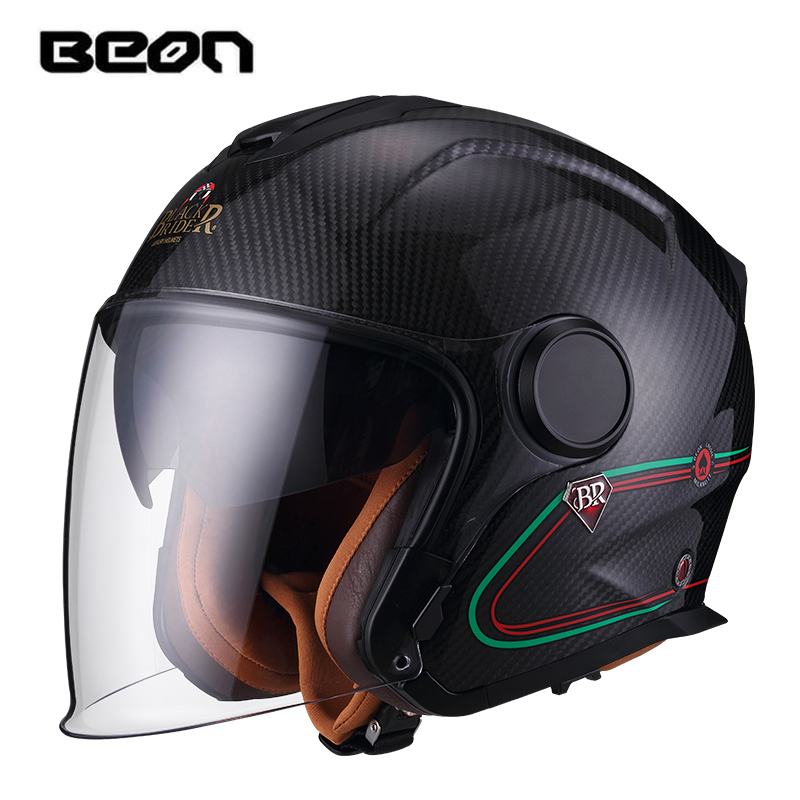 Casque de moto BEON BR23 en fi - Carbon Fiber Lightweight Motorcycle Helmet avis et prix