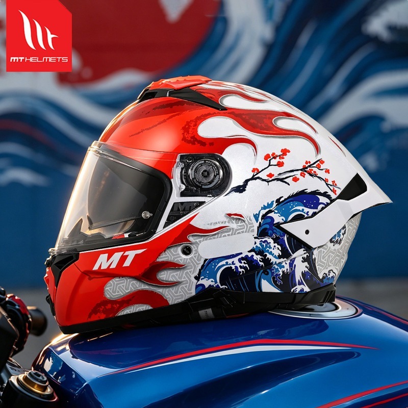 NOUVEAU Casque de moto intégra - Dual Visor Motorcycle Racing Helmet avis et prix