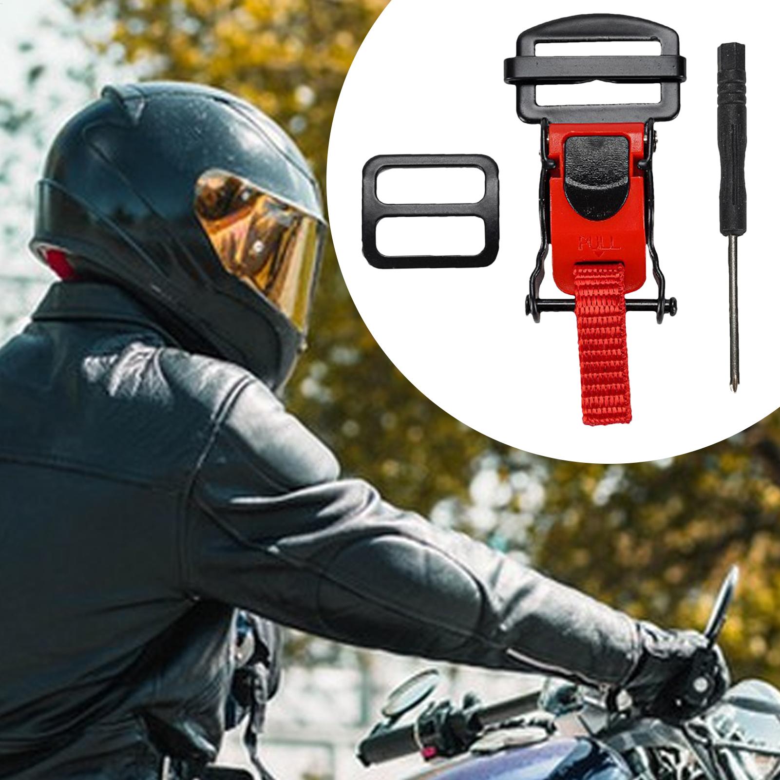 Sangle de casque à boucle doub - Quick Release Buckle Motorcycle Helmet avis et prix