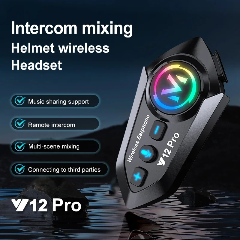 Casque de moto Y12 Pro avec in - Full Face Motorcycle Helmet With Bluetooth avis et prix