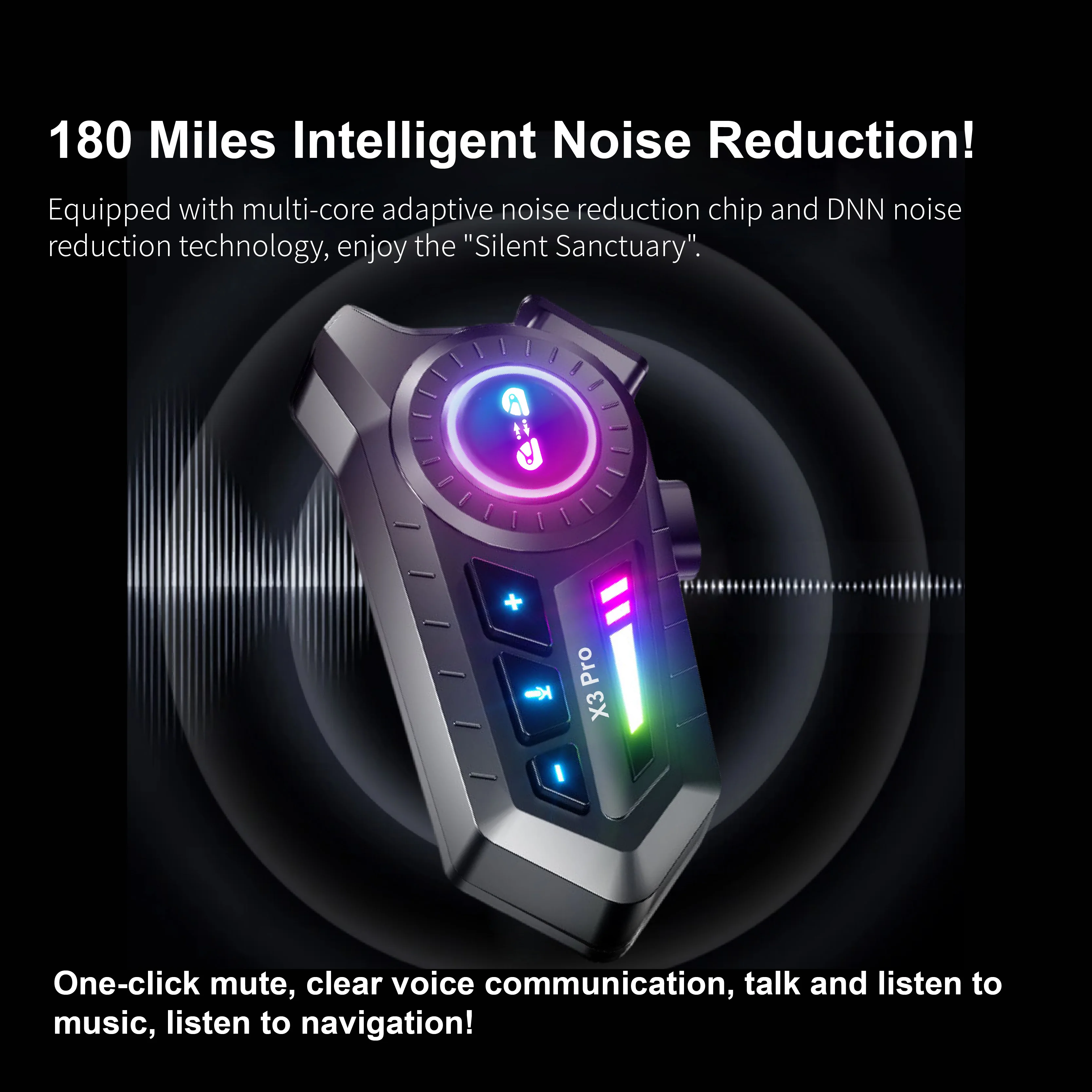 1/2 pièces X3Pro Bluetooth 6.0 - Universal Motorcycle Helmet Intercom Headset avis et prix