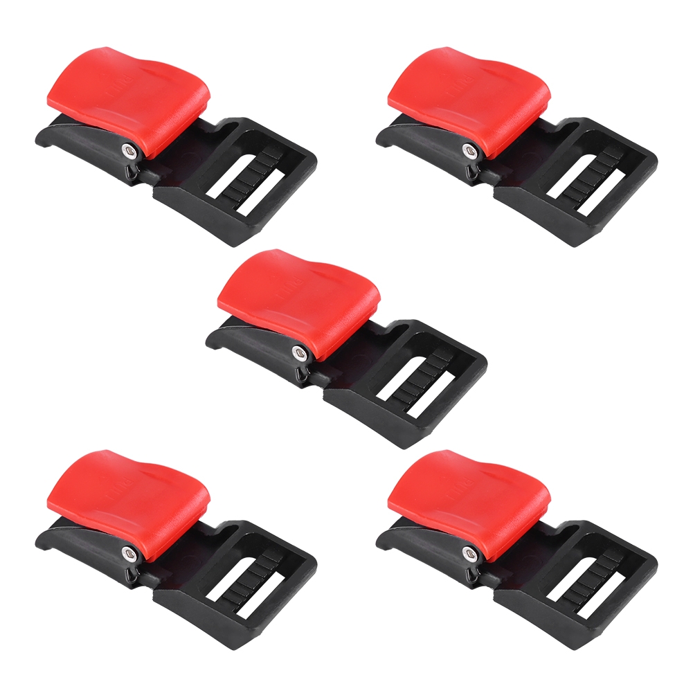 5 pièces de boucles de fixatio - Quick Release Buckle Motorcycle Helmet avis et prix