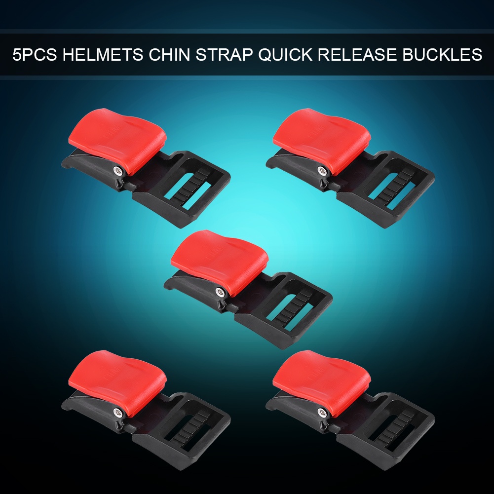 5 pièces de boucles de fixatio - Quick Release Buckle Motorcycle Helmet avis et prix