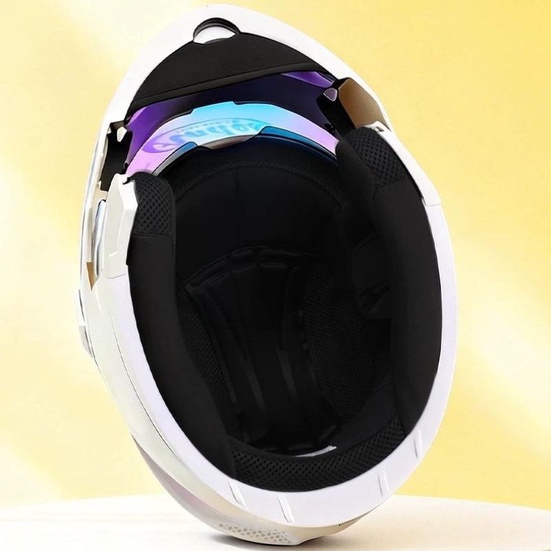Casque de moto modulaire à vis - Modular Flip Up Motorcycle Helmet Dot Approved avis et prix