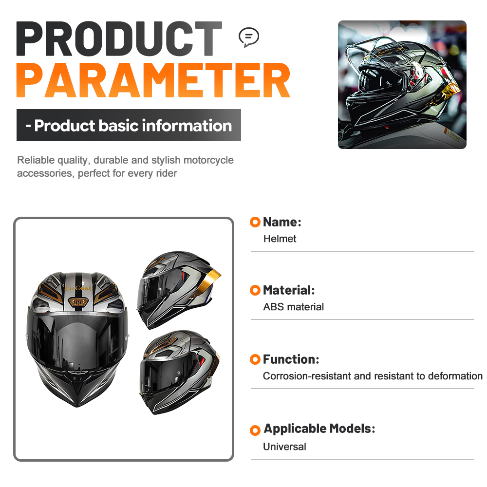 Casque de moto intégral élégan - Dual Visor Motorcycle Racing Helmet avis et prix