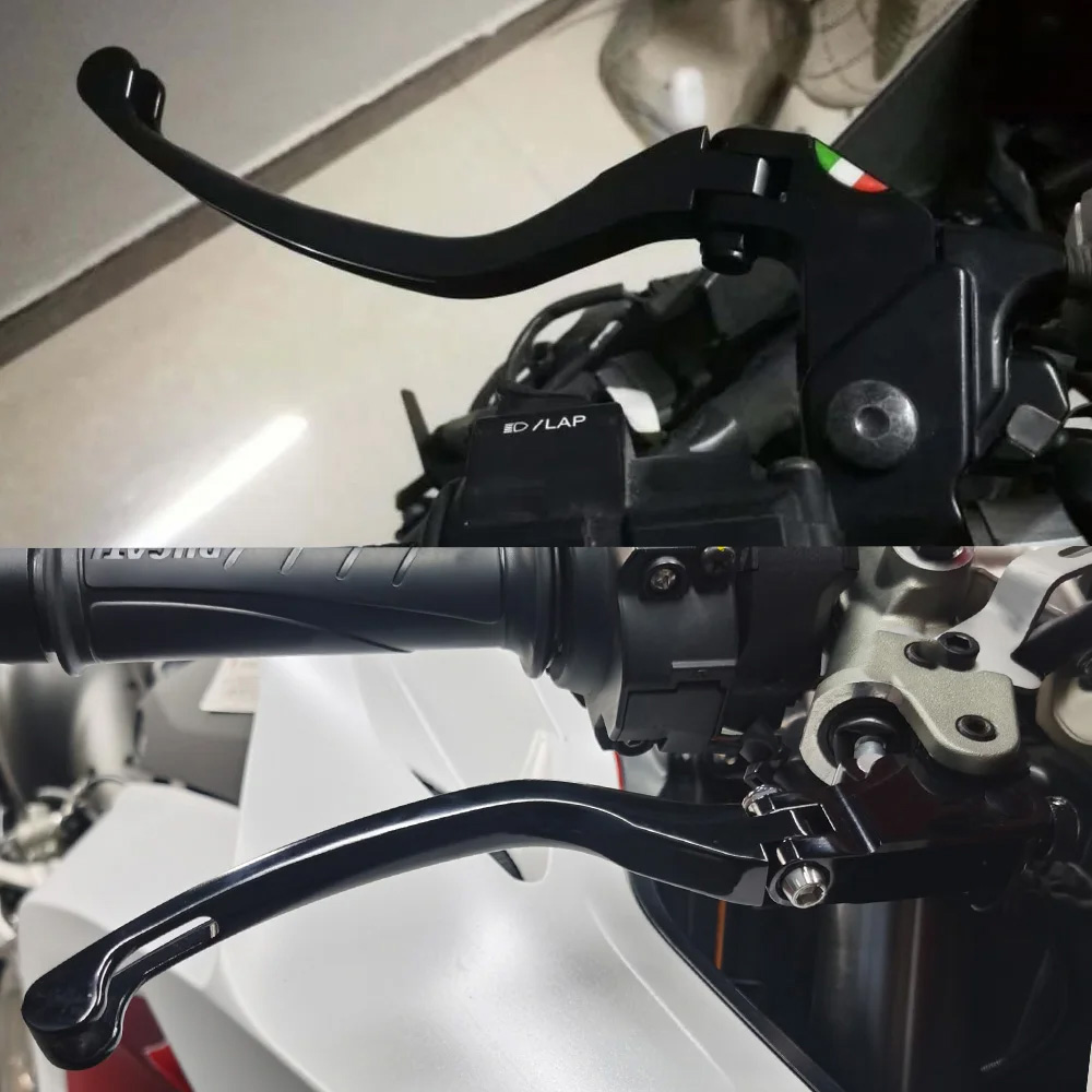 Levier de frein et d'embrayage - Cnc Aluminum Adjustable Brake Clutch Levers avis et prix