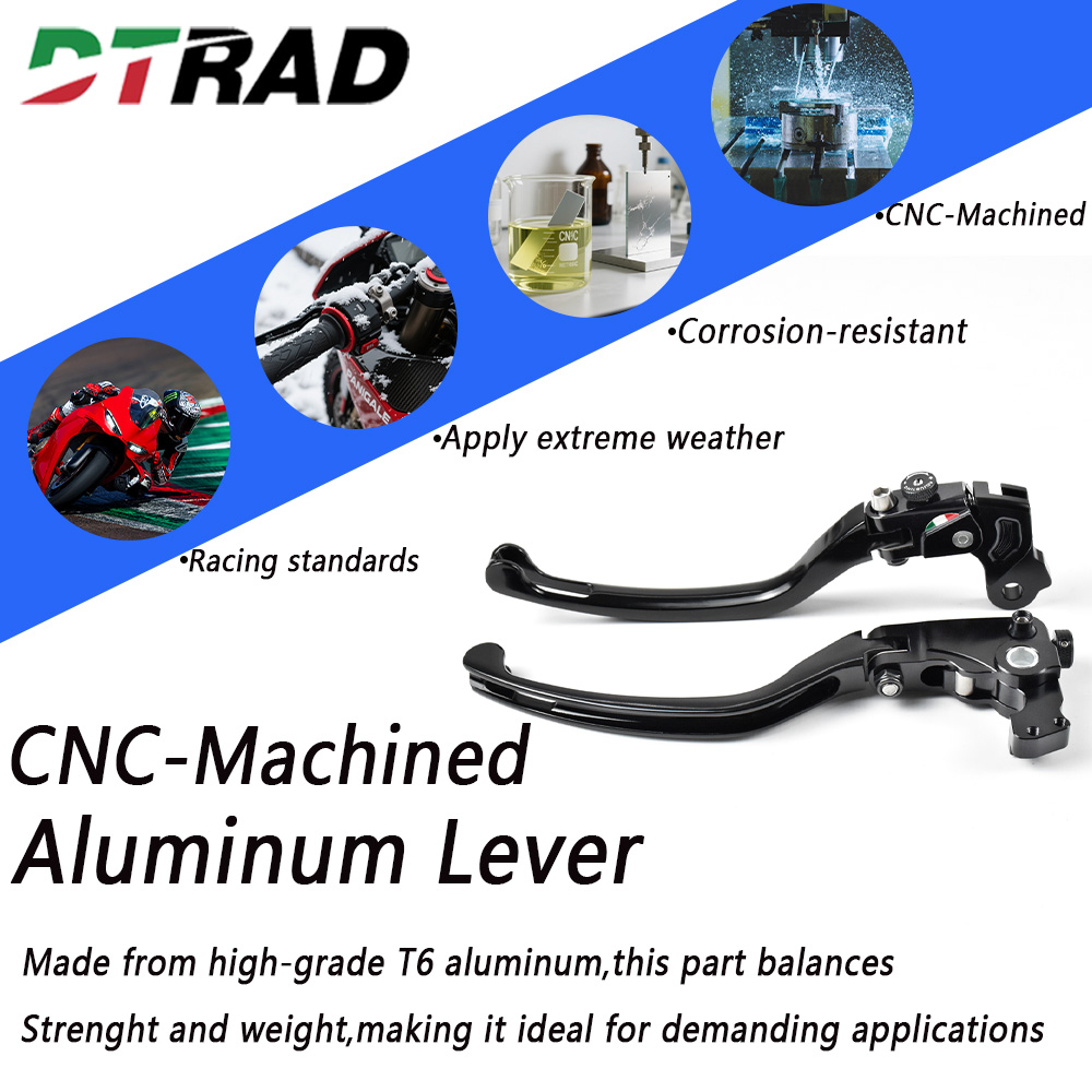 Levier de frein et d'embrayage - Cnc Aluminum Adjustable Brake Clutch Levers avis et prix