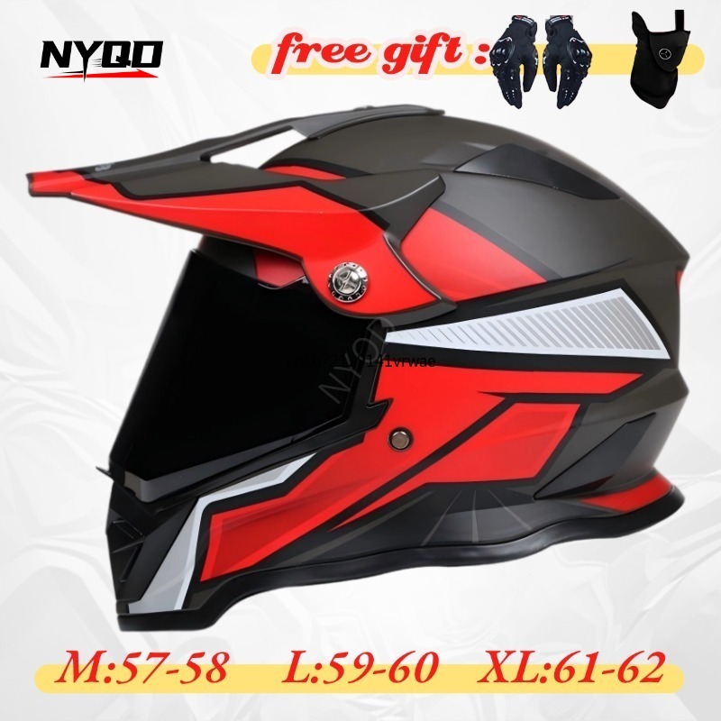 Casque de moto à double visièr - Modular Flip Up Motorcycle Helmet Dot Approved avis et prix