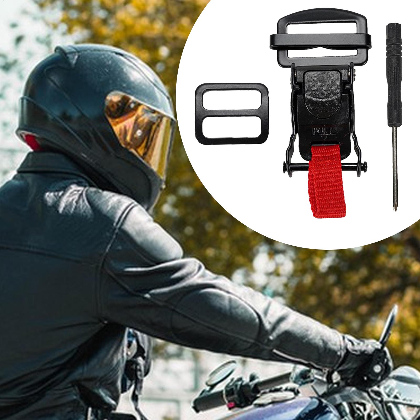 Sangle de casque de moto à bou - Quick Release Buckle Motorcycle Helmet avis et prix