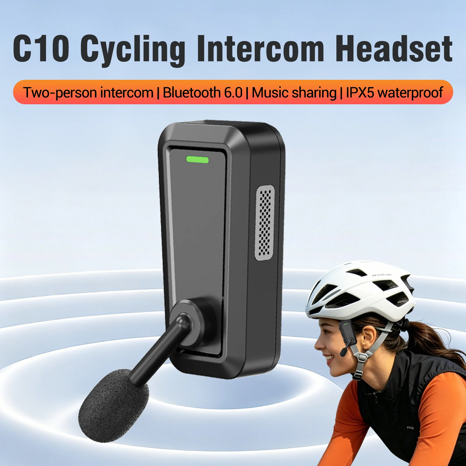 1/2 PCS Casque Intercom C10 av - Universal Motorcycle Helmet Intercom Headset avis et prix